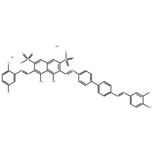 C.I. Direct Green 7, disodium salt结构式