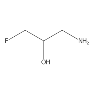 1-Amino-3-fluoropropan-2-ol Structure