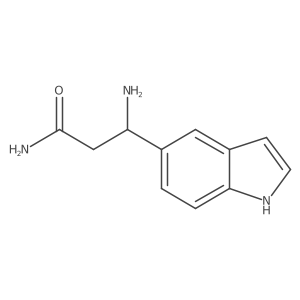 1h-Indole-5-propanamide,b-amino- Structure