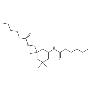Butyl N-[3-[[(butoxycarbonyl)amino]methyl]-3,5,5-trimethylcyclohexyl]carbamate结构式
