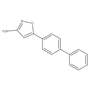 5-(4-Biphenylyl)-3-aminoisoxazole结构式