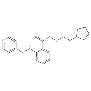 N-(2-Cyclopentylethoxy)-2-[(4-pyridinylmethyl)amino]benzamide结构式