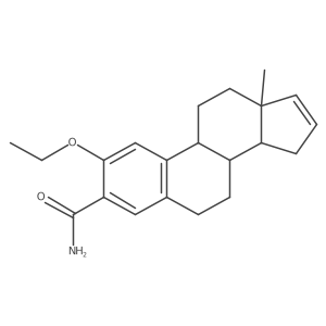 2-Ethoxyestra-1,3,5(10),16-tetraene-3-carboxamide结构式