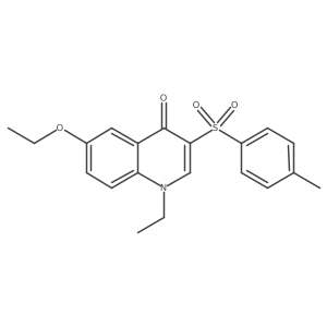 6-ethoxy-1-ethyl-3-tosylquinolin-4(1H)-one Structure
