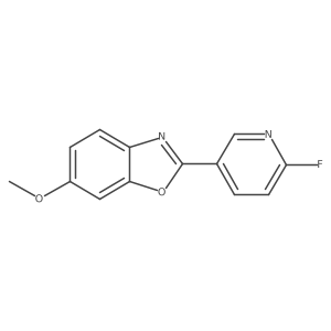 5-(6-Methoxy-1,3-benzoxazol-2-yl)-2-fluoropyridine Structure