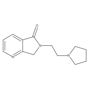 5h-Pyrrolo[3,4-b]pyridin-5-one,6,7-dihydro-6-[2-(1-pyrrolidinyl)ethyl]- Structure