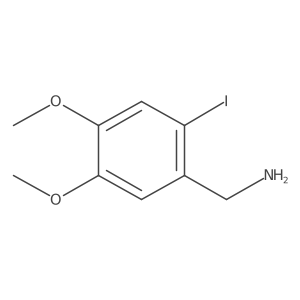 (2-Iodo-4,5-dimethoxyphenyl)methanamine结构式