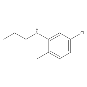 5-Chloro-2-methyl-N-propyl-benzenamine Structure
