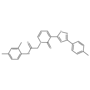 N-(2,4-dimethylphenyl)-2-(2-oxo-3-(3-(p-tolyl)-1,2,4-oxadiazol-5-yl)pyridin-1(2H)-yl)acetamide Structure