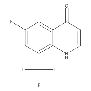6-Fluoro-8-(trifluoromethyl)quinolin-4-ol Structure