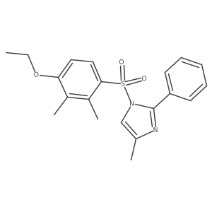 1-[(4-Ethoxy-2,3-dimethylphenyl)sulfonyl]-4-methyl-2-phenylimidazole Structure