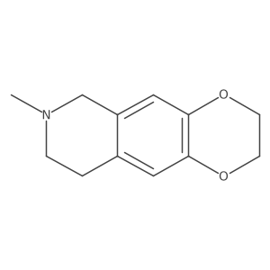 2,3,6,7,8,9-Hexahydro-7-methyl-1,4-dioxino[2,3-g]isoquinoline结构式