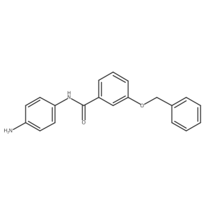 N-(4-aminophenyl)-3-phenylmethoxybenzamide结构式