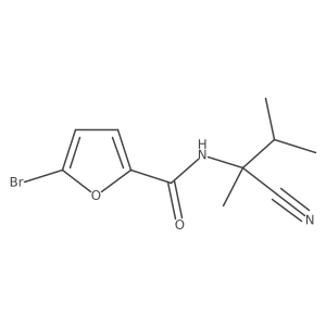 5-bromo-N-(1-cyano-1,2-dimethylpropyl)furan-2-carboxamide Structure
