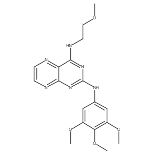 COCCNc1nc(Nc2cc(OC)c(OC)c(OC)c2)nc2nccnc12结构式