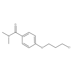 4-(3-chloropropoxy)-N,N-dimethylbenzamide Structure