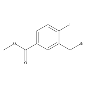 Methyl 3-(bromomethyl)-4-iodobenzoate Structure