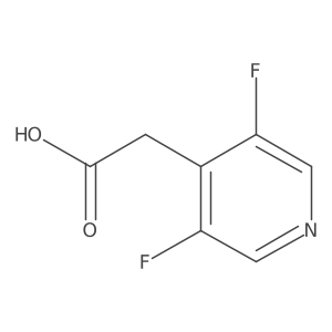 2-(3,5-Difluoropyridin-4-yl)acetic acid Structure