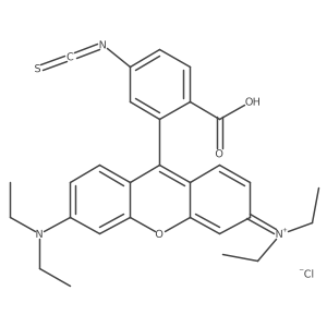 5-Isothiocyanatorhodamine B结构式