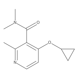 4-Cyclopropoxy-N,N,2-trimethylnicotinamide结构式