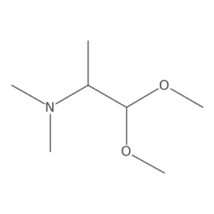 (1,1-Dimethoxypropan-2-yl)dimethylamine结构式
