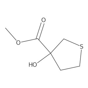 Methyl 3-hydroxythiolane-3-carboxylate结构式