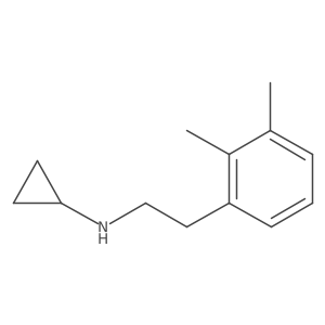 N-(2,3-dimethylphenethyl)cyclopropanamine结构式