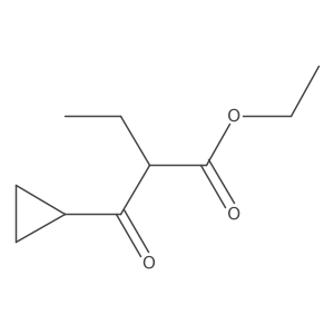 Ethyl 2-(cyclopropanecarbonyl)butanoate Structure