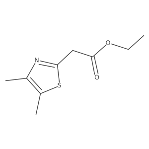 Ethyl 2-(4,5-dimethylthiazol-2-yl)acetate结构式