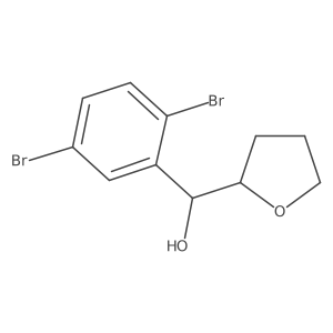 I+/--(2,5-Dibromophenyl)tetrahydro-2-furanmethanol Structure