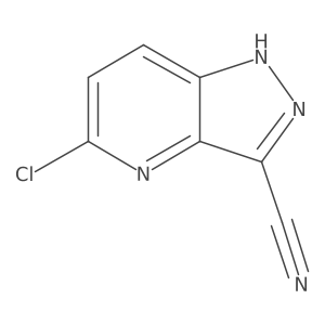 5-Chloro-1H-pyrazolo[4,3-B]pyridine-3-carbonitrile Structure