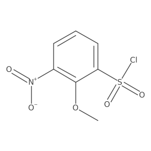 2-Methoxy-3-nitrobenzene-1-sulfonyl chloride Structure