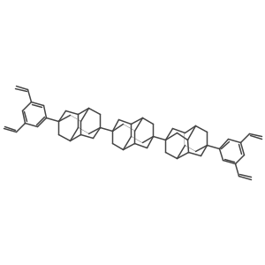 7,7''-Bis(3,5-diethenylphenyl)tetracosahydro-3,3'(2H,7'H):7',3''(2''H)-ter-3,5,1,7-[1,2,3,4]Butanetetraylnaphthalene Structure