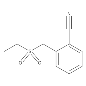 2-[(Ethanesulfonyl)methyl]benzonitrile结构式
