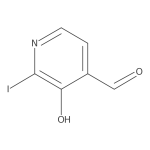 3-Hydroxy-2-iodoisonicotinaldehyde结构式