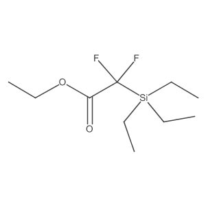 Ethyl 2,2-Difluoro-2-(triethylsilyl)acetate结构式