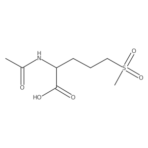 2-Acetamido-5-methanesulfonylpentanoic acid Structure