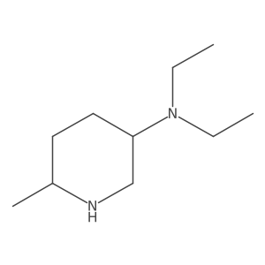 N,N-diethyl-6-methylpiperidin-3-amine结构式