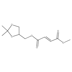 Fumaric acid, (2,2-dimethyl-1,3-dioxolan-4-yl)methyl methyl ester结构式