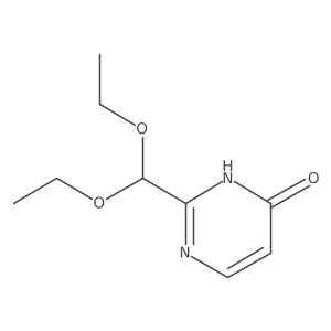 2-(Diethoxymethyl)pyrimidin-4-OL结构式
