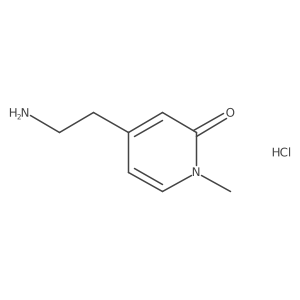 4-(2-aminoethyl)-1-methylpyridin-2(1H)-one hydrochloride结构式