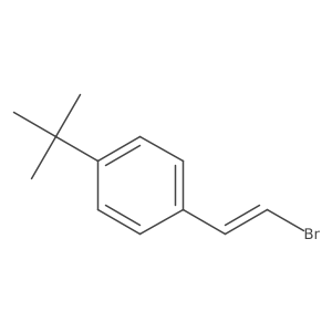 1-(2-Bromoethenyl)-4-tert-butylbenzene Structure
