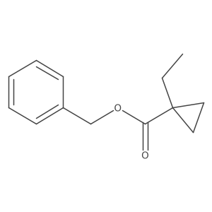 Benzyl 1-ethyl-cyclopropanecarboxylate Structure