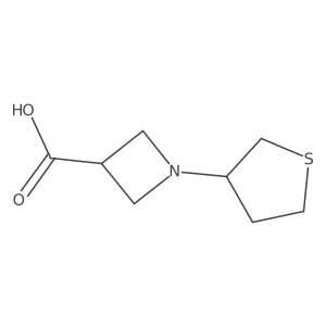 1-(Thiolan-3-yl)azetidine-3-carboxylic acid Structure