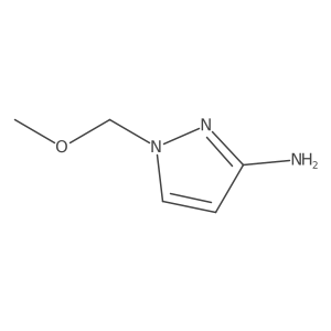 1-(methoxymethyl)-1H-pyrazol-3-amine结构式