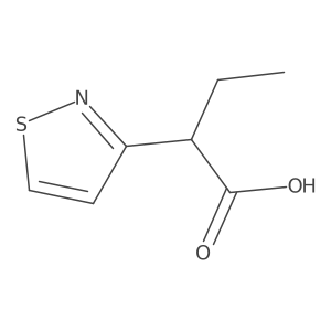 2-(1,2-Thiazol-3-yl)butanoic acid结构式