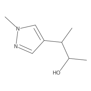 3-(1-methyl-1H-pyrazol-4-yl)butan-2-ol结构式