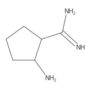 2-Aminocyclopentane-1-carboximidamide Structure