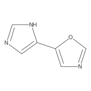 5-(1H-imidazol-4-yl)oxazole结构式