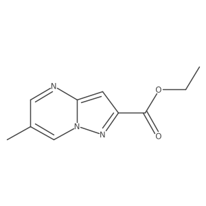 Ethyl 6-methylpyrazolo[1,5-a]pyrimidine-2-carboxylate结构式